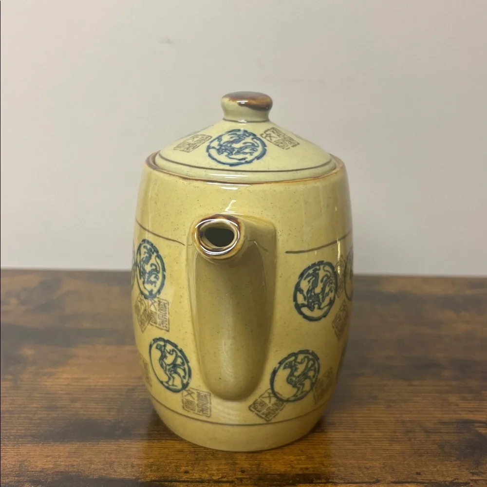 Pier 1 Asian Porcelain Teapot Set